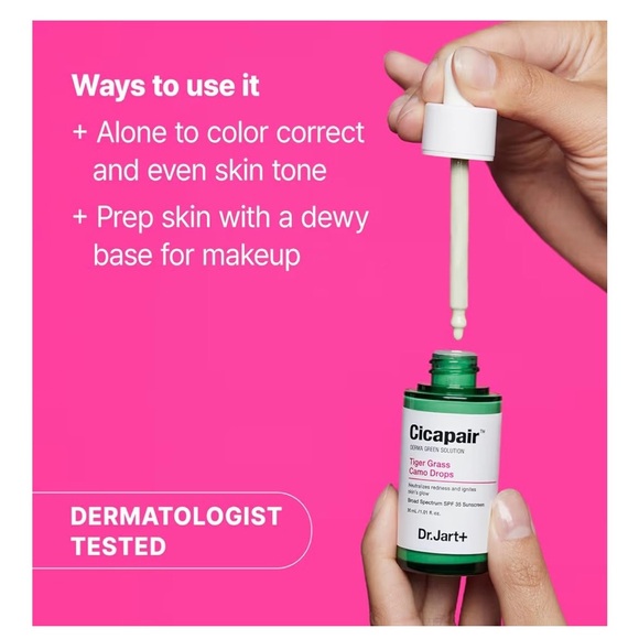 Dr. Jart+ Cicapair™ Camo Drops Tinted Serum SPF 35 Tiger Grass! - Picture 4 of 4